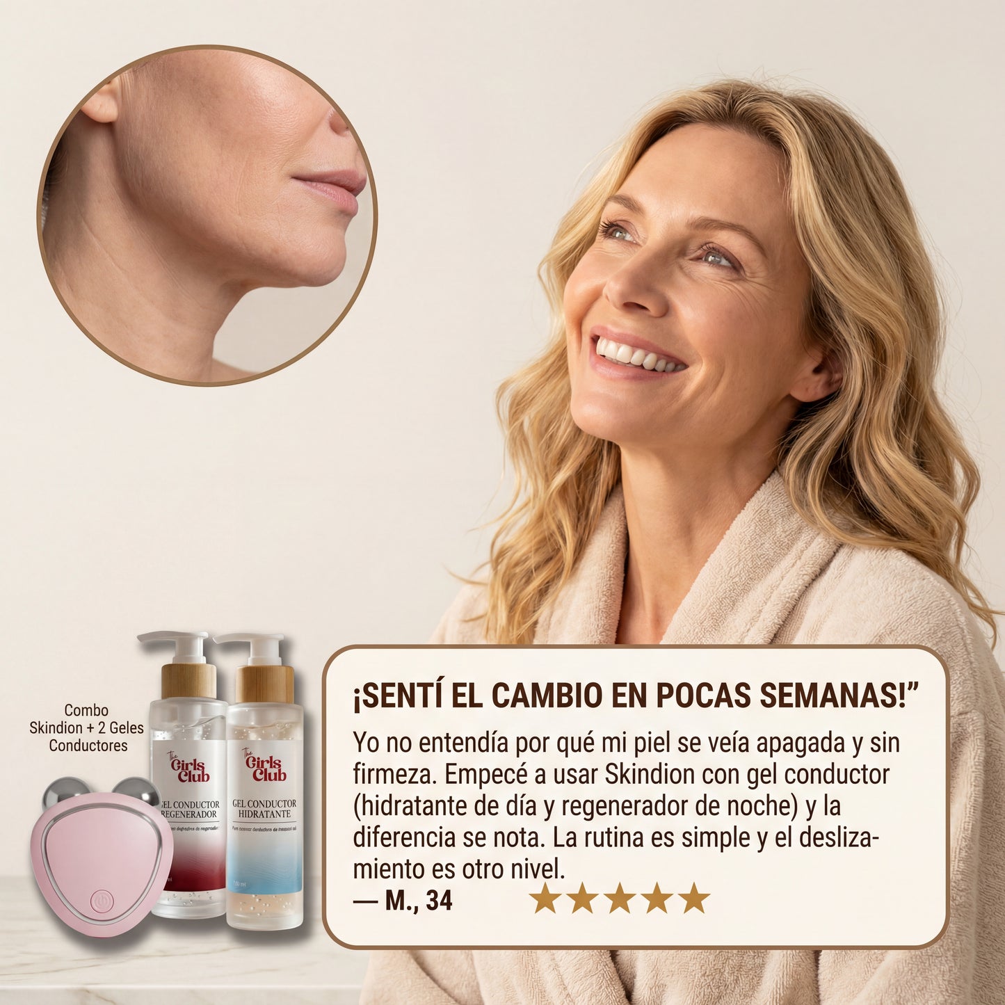 2x1 Skindion + Gel Regenerativo + Gel Hidratante